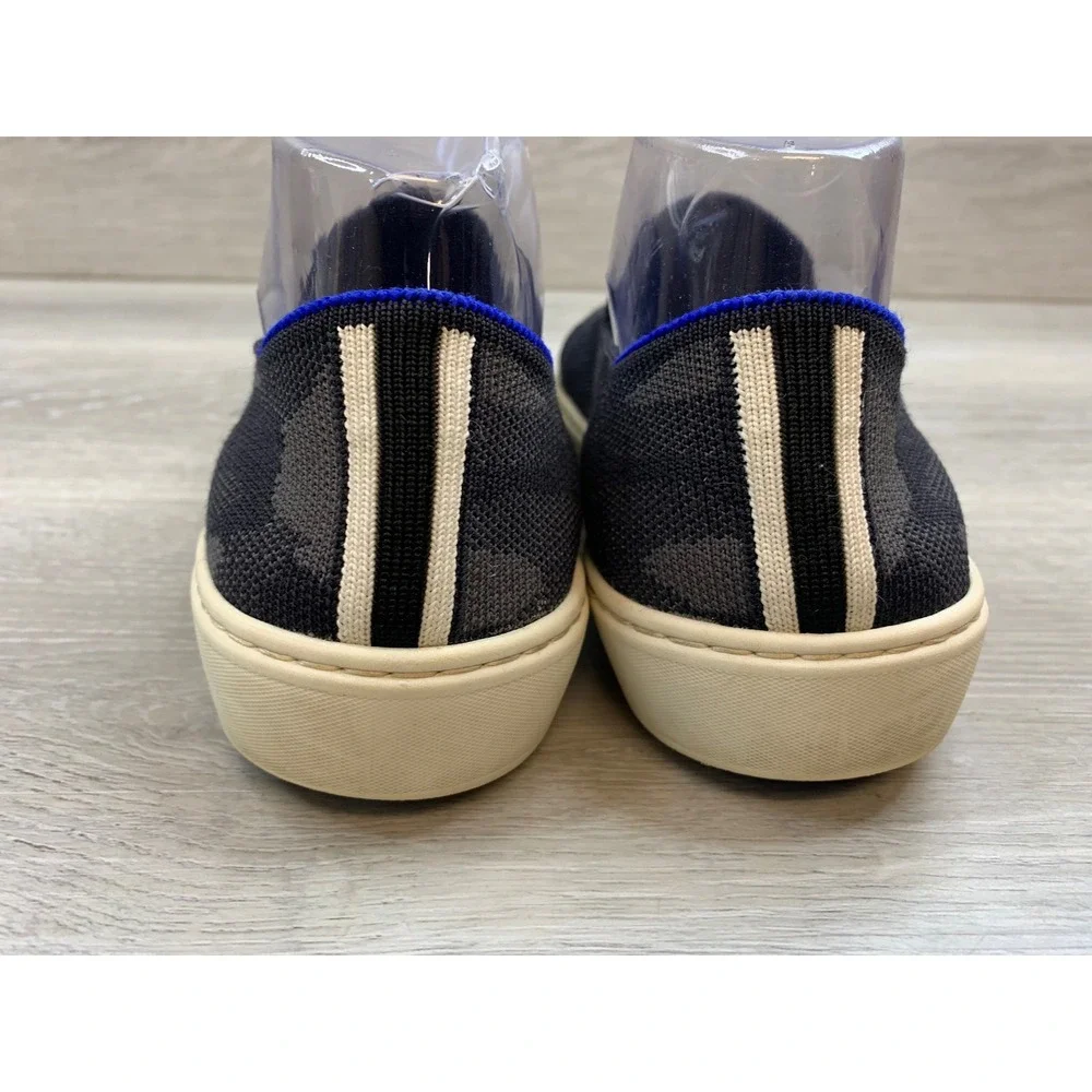 Rothys The Sneaker Women's Shadow Camo Grey Black 8.5 Slip On‎ Comfort Shoes
